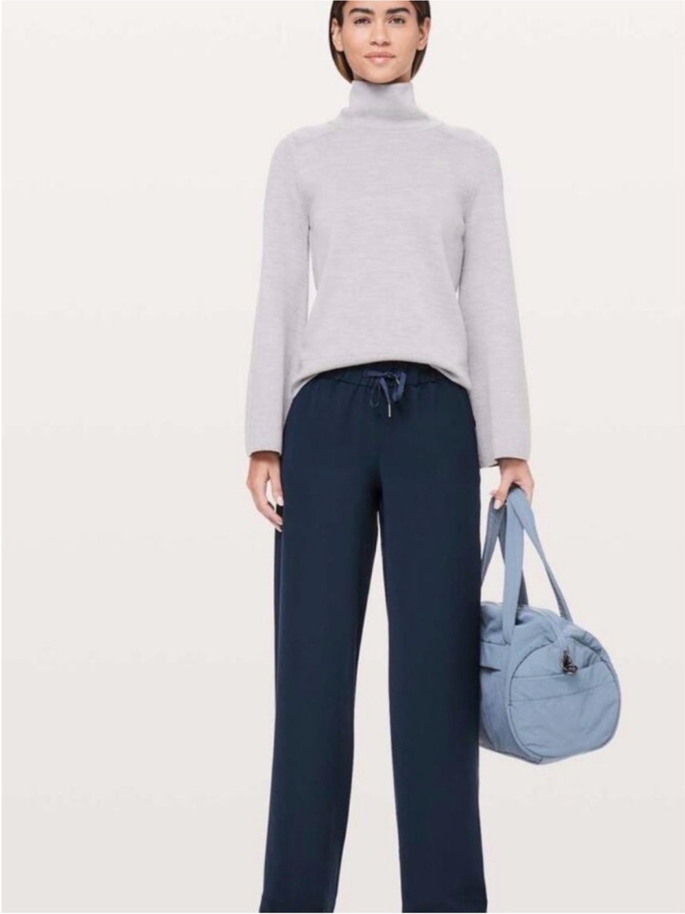Lululemon on the fly Wide-Leg Drawstring Pants in Navy